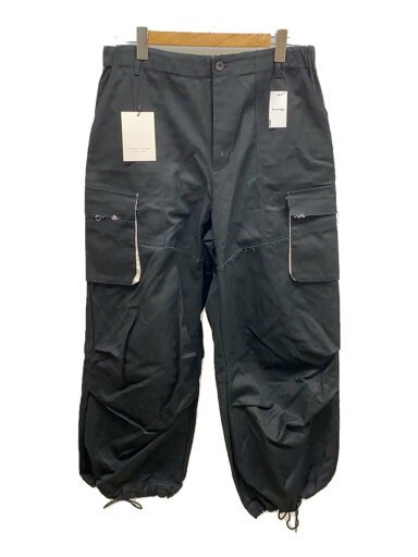 【中古】PUBLIC TOKYO◆カーゴパンツ/2/コットン/BLK/無地/153540005【メンズウェア】 【中古】PUBLIC TOKYO◆カーゴパンツ/2/コットン/BLK/無地/153540005【メンズウェア】