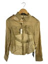 【中古】UNDERCOVER◆D2/23SS/長袖シャツ/ブラウス/2/コットン/BEG/UC1C1402【レディースウェア】