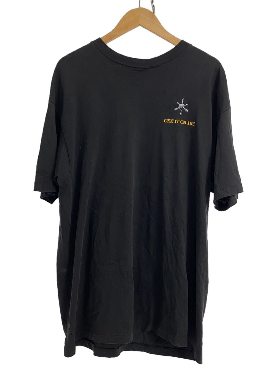 Hanes◆Tシャツ/90s/XL/コットン/BLK/Cyberman/3D Controller/Logitech