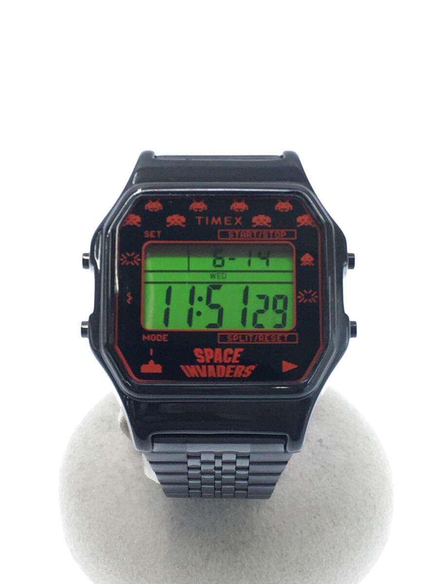 【中古】TIMEX◆xSPACE INVADERS/クォーツ