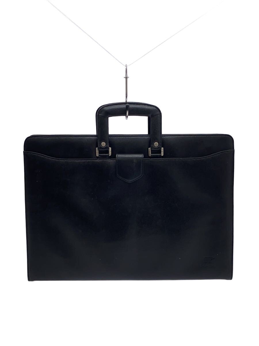 Attache Case - 【中古】GOLDEN BEAR◆ブリーフケース/レザー/BLK【バッグ】