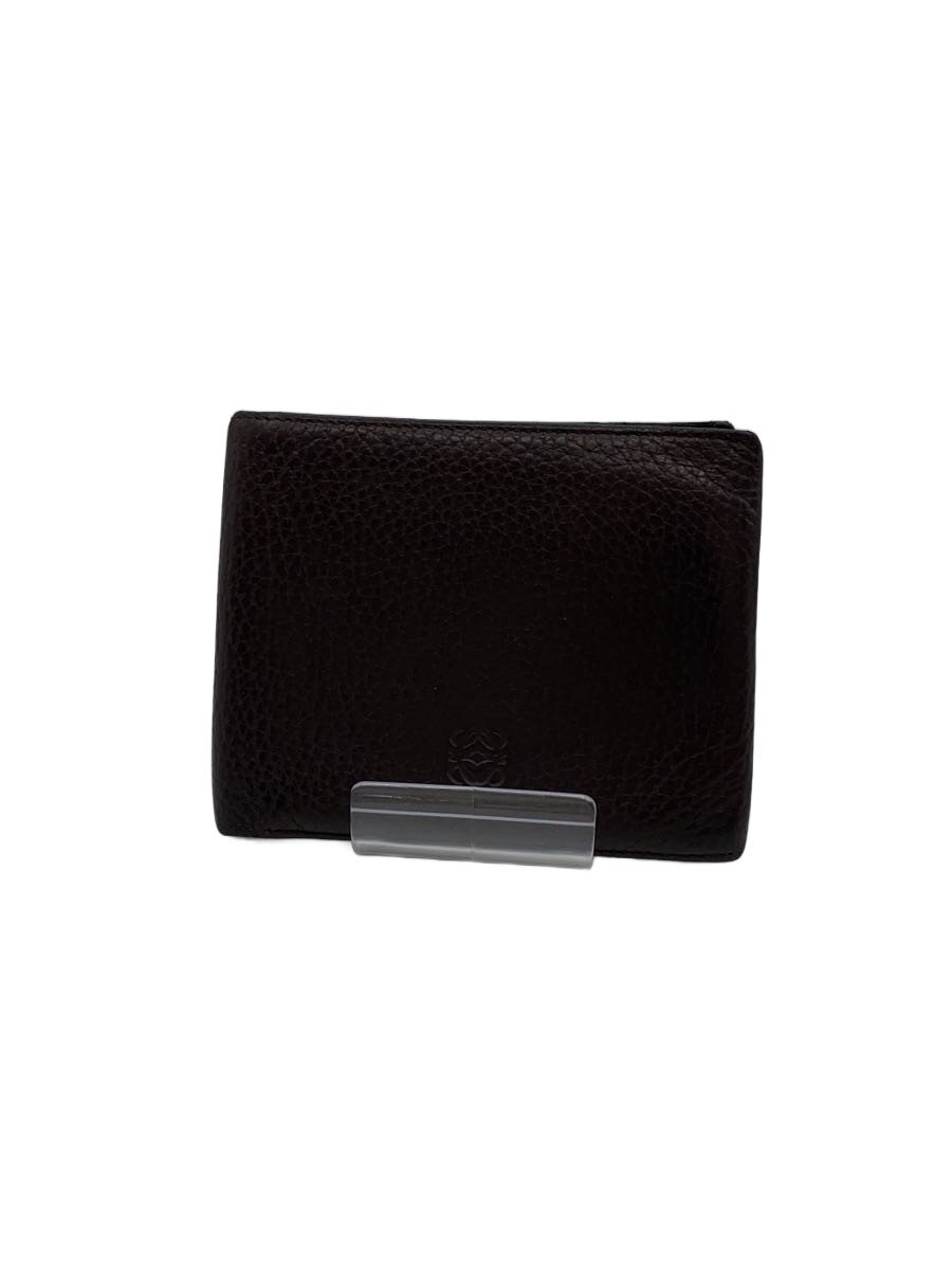 Rakuten - 【中古】LOEWE◆2つ折り財布/レザー/BRW/メンズ【服飾雑貨他】
