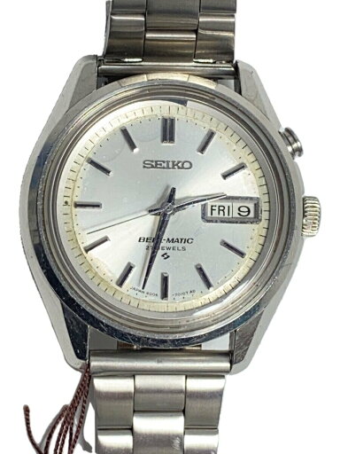 【中古】SEIKO◆bell-matic 27jewels/自動巻き腕時計/アナログ/SLV/SLV/4006-7010【服飾雑貨他】 【中古】SEIKO◆bell-matic 27jewels/自動巻き腕時計/アナログ/SLV/SLV/4006-7010【服飾雑貨他】