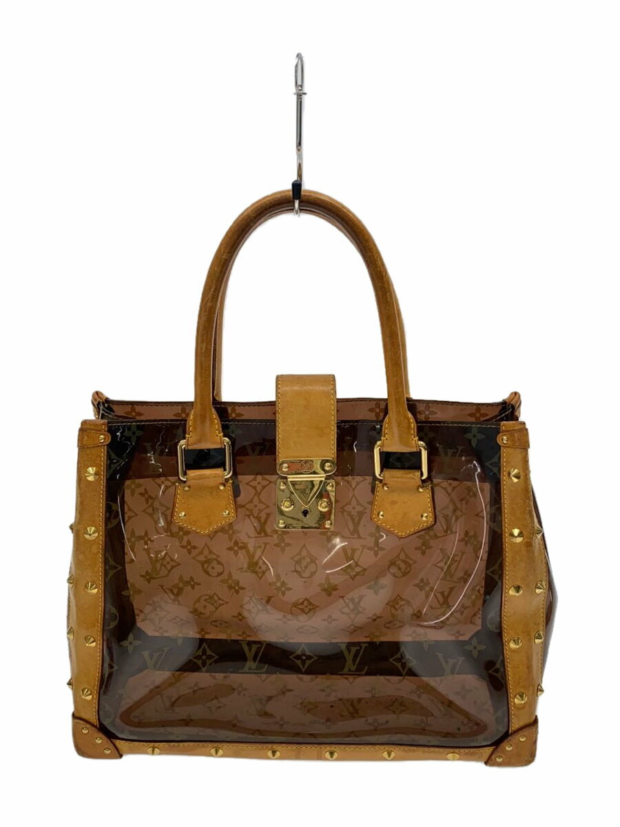 【中古】LOUIS VUITTON◆ネオ・カバMM_モノグラム・ビニール_BRW/--/BRW【バッグ】