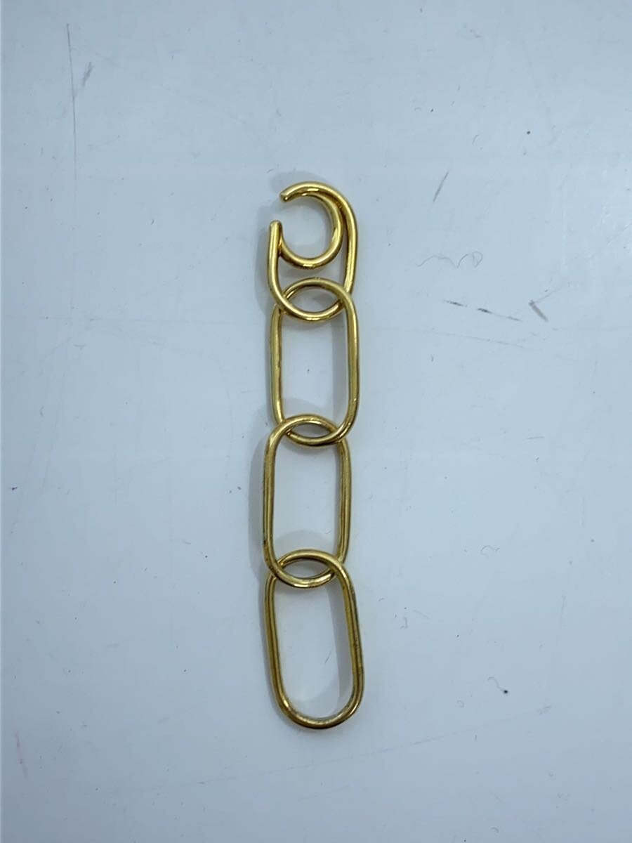 【中古】HYKE◆イヤリング/--/GLD/レディース/チェーンイヤカフ【服飾雑貨他】