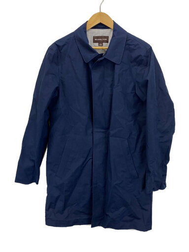 【中古】MICHAEL KORS◆コート/S/コットン/NVY/無地【メンズウェア】 【中古】MICHAEL KORS◆コート/S/コットン/NVY/無地【メンズウェア】