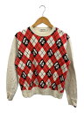 【中古】A BATHING APE◆スウェット/S/コットン/マルチカラー/チェック/アーガイル【メンズウェア】