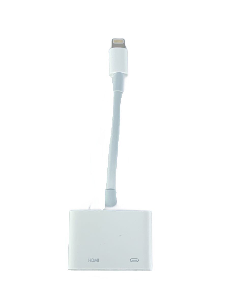 【中古】Apple◆パソコン周辺機器/lightning to digital av/変換ケーブル【パソコン】