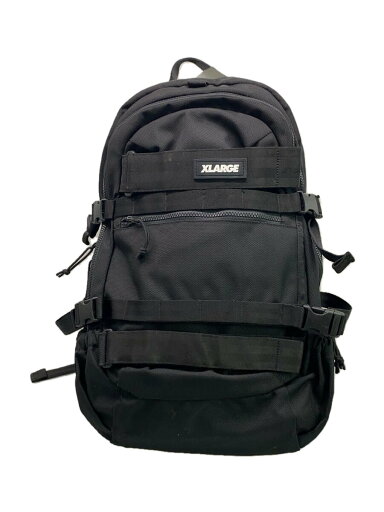 【中古】X-LARGE◆リュック/ポリエステル/BLK/無地【バッグ】 【中古】X-LARGE◆リュック/ポリエステル/BLK/無地【バッグ】