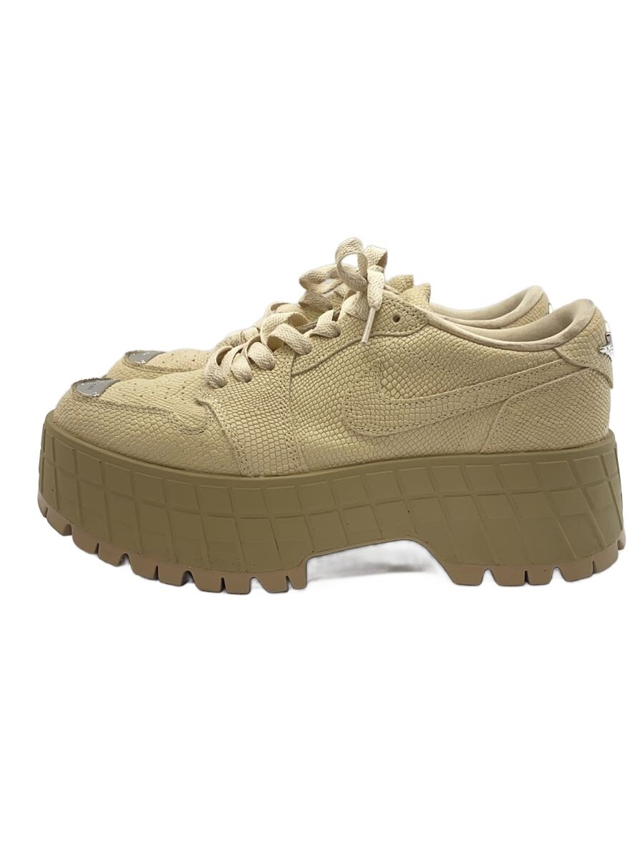 【中古】NIKE◆エア ジョーダン 1 ブルックリン LOW/26cm/CRM【シューズ】