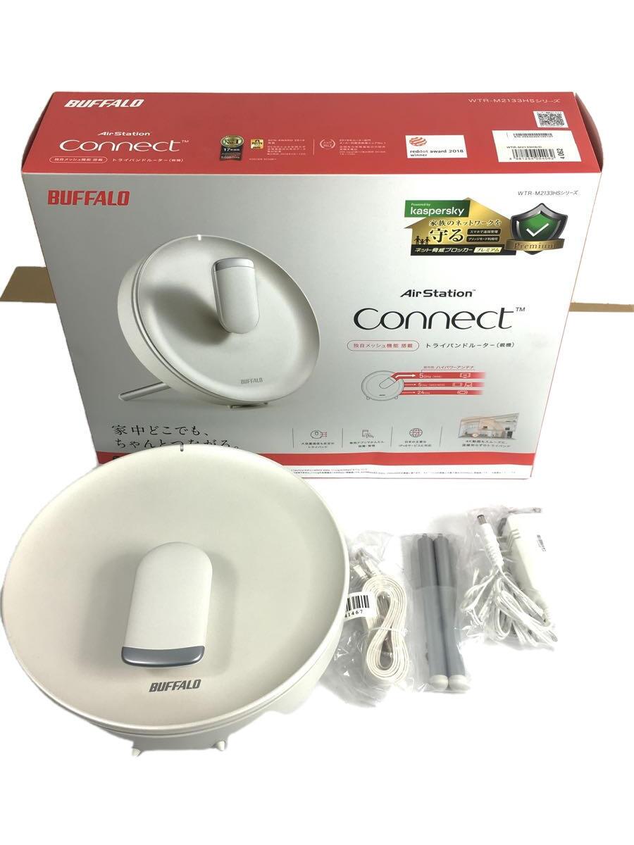 【中古】BUFFALO◆無線LANルーター(Wi-Fiルーター) AirStation connect [パールホワイトグレージュ]【パソコン】
