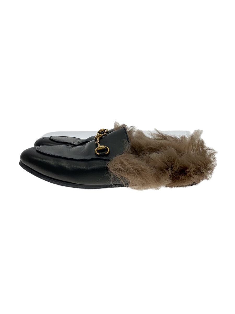 【中古】GUCCI◆サンダル/36/BLK【シューズ】