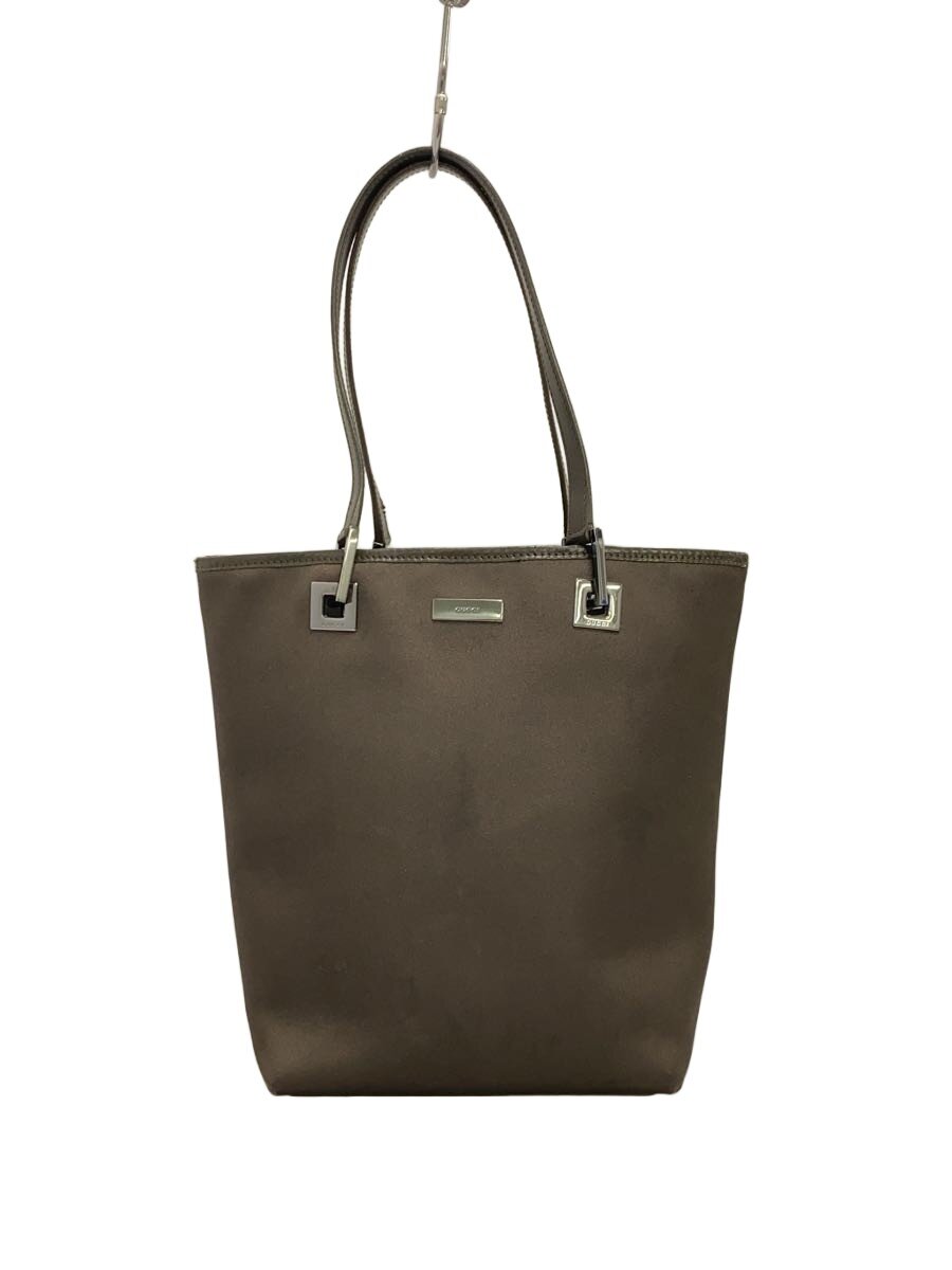 【中古】GUCCI◆トートバッグ_GGキャンバス/--/GRY/無地【バッグ】