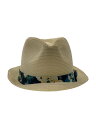 【中古】NEW ERA◆ストローハット/XL/CRM///【服飾雑貨他】