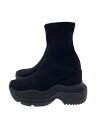 【中古】YELLO◆ショートブーツ/M/BLK//【シューズ】(4)