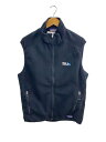 【中古】patagonia◆フリースベスト/L/ポリエステル/BLK/11408FA12【メンズウェア】