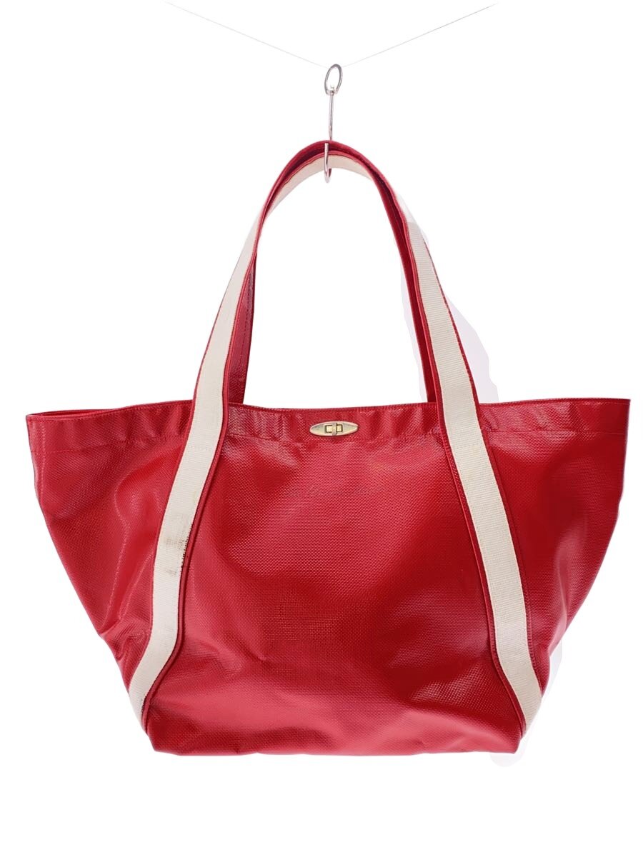 【中古】THE UNION◆トートバッグ/--/RED【バッグ】