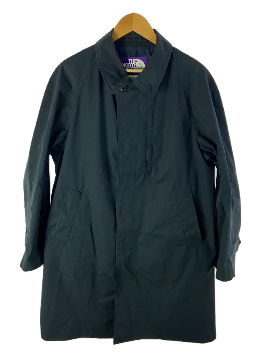 【中古】THE NORTH FACE PURPLE LABEL◆ステンカラーコート_NP2801N/L/ポリエステル/NVY/無地/首/肩に汚れ有【メンズウェア】