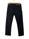 【中古】ARMANI JEANS◆ボトム/29/コットン/BLK/無地/6y6j45 6d05z【メンズウェア】
