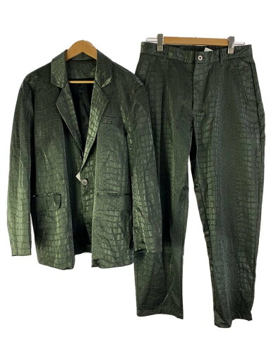 【中古】wonder noah/セットアップ/XL/--/GRN/総柄/wnp01807【メンズウェア】 【中古】wonder noah/セットアップ/XL/--/GRN/総柄/wnp01807【メンズウェア】