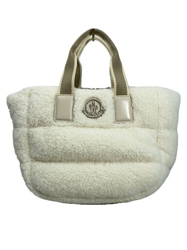 【中古】MONCLER◆MINI CARADOC/トートバッグ/ポリエステル/CRM/無地/5L00016 M3189【バッグ】 【中古】MONCLER◆MINI CARADOC/トートバッグ/ポリエステル/CRM/無地/5L00016 M3189【バッグ】