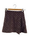 【中古】LOUIS VUITTON◆21AW/マルタンガール/スカート/--/ウール/BRD/総柄/RW212W/サイズタグ欠品//【レディースウェア】
