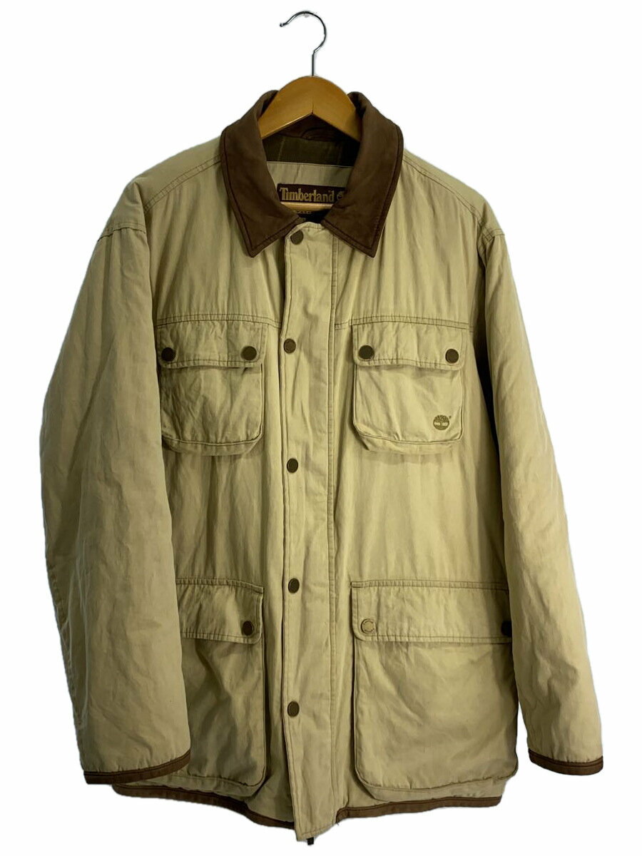 【中古】Timberland◆ジャケット/M/コットン/BEG【メンズウェア】