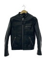 【中古】ACDC LEATHER/シングルライダースジャケット/36/牛革/BLK【メンズウェア】(4)