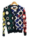 CHARLES JEFFREY LOVERBOY◆21AW/Multicolor Block Color Cardigan/カーディガン(薄手)/L/ウール