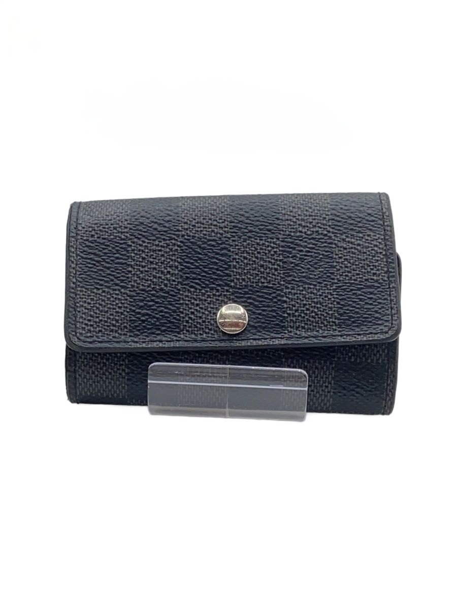 【中古】LOUIS VUITTON◆ミュルティクレ6_ダミエ・グラフィット/--/BLK/メンズ【服...