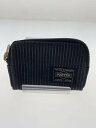 【中古】PORTER◆DRAWING/コインケース/--/BLK/ストライプ/メンズ/650-09782【服飾雑貨他】