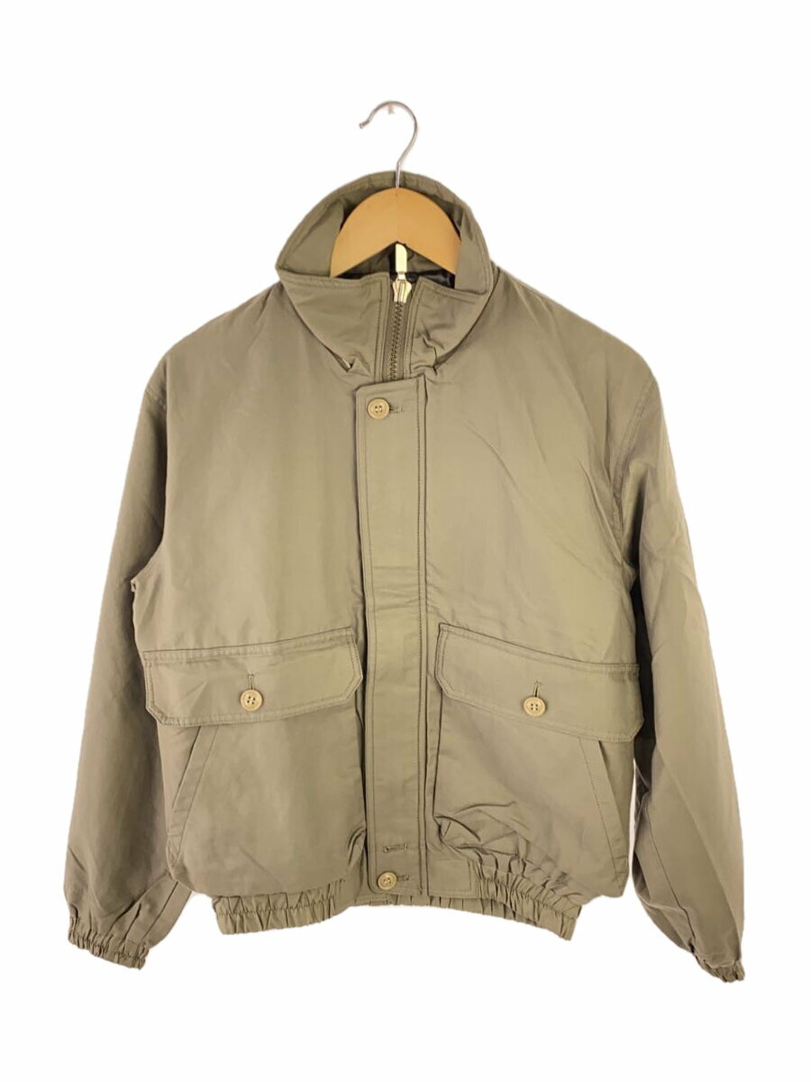 【中古】THE NORTH FACE◆フライトジャケット/80-90s/茶タグ/日本製/S/コットン/KHK/無地/NY-2171【メンズウェア】