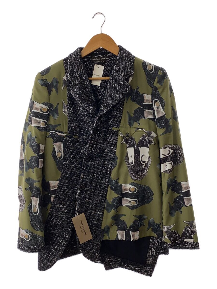 Rakuten - 【中古】COMME des GARCONS HOMME PLUS◆AD2021/ベリンボンジャケット/S/ウール/GRY/PH-J019//【メンズウェア】
