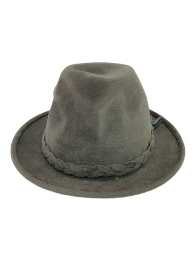 【中古】STETSON◆中折れハット/7 1/4/ウール/GRY/メンズ/SDF4200 0307/カナダ製【服飾雑貨他】 【中古】STETSON◆中折れハット/7 1/4/ウール/GRY/メンズ/SDF4200 0307/カナダ製【服飾雑貨他】