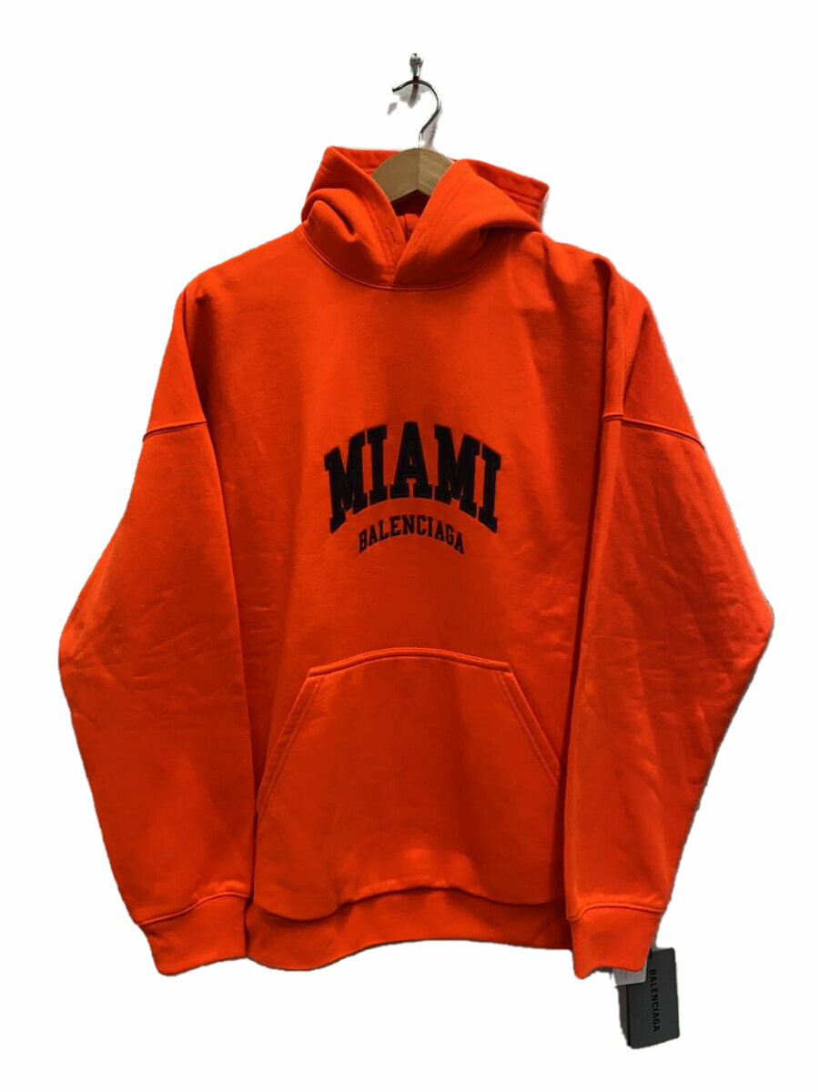 【中古】BALENCIAGA◆MIAMI/パーカー/1/コットン/ORN/675003【メンズウェア】