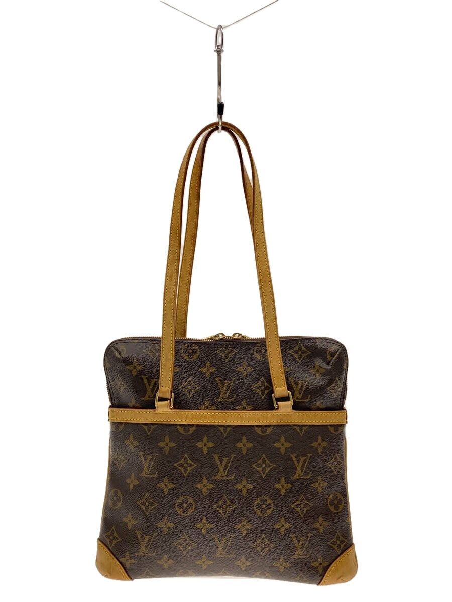 LOUIS VUITTON - 【中古】LOUIS VUITTON◆クーサンGM_モノグラム・キャンバス_BRW/PVC/BRW【バッグ】