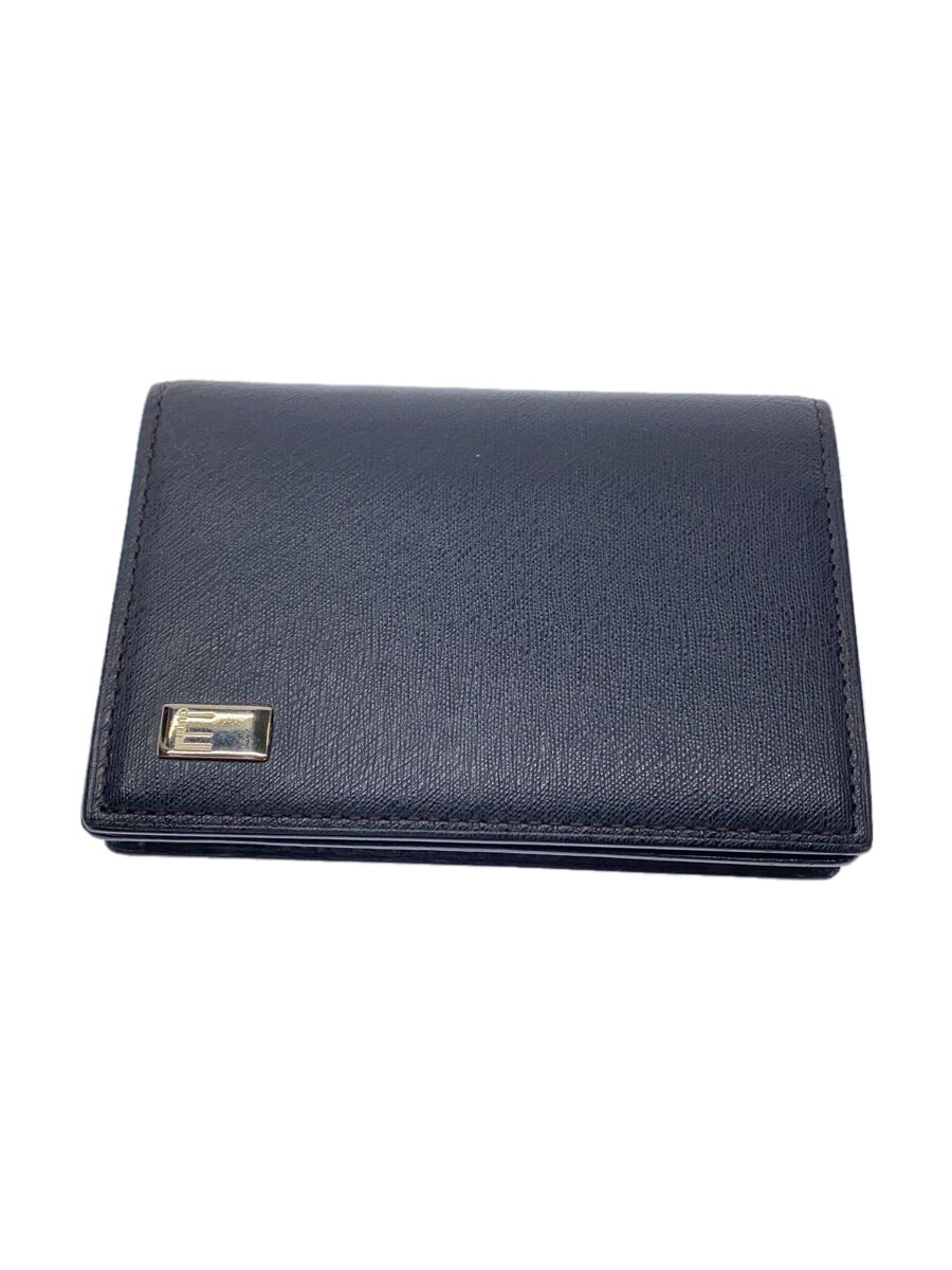 【中古】dunhill◆カードケース/レザー/BLK/無地/メンズ【服飾雑貨他】