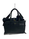 【中古】Paul Smith◆ブリーフケース/キャンバス/BLK【バッグ】