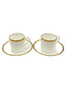 【中古】TIFFANY&Co.◆カップ&ソーサー/2点セット/WHT【キッチン用品】