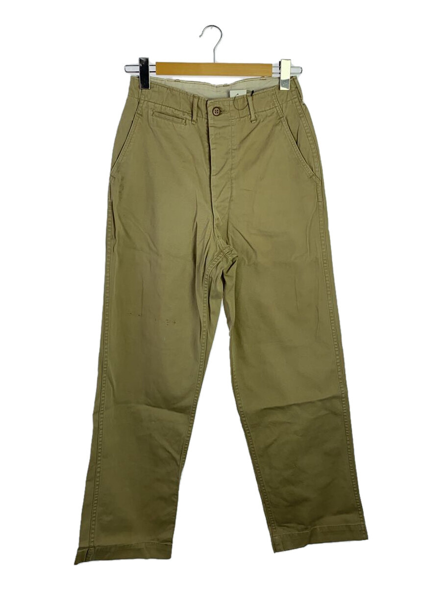 【中古】US.ARMY◆ストレートパンツ/--/コットン/BEG【メンズウェア】