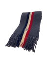 【中古】MONCLER◆マフラー/ウール/グレー/メンズ/32091000260002292【服飾雑貨他】