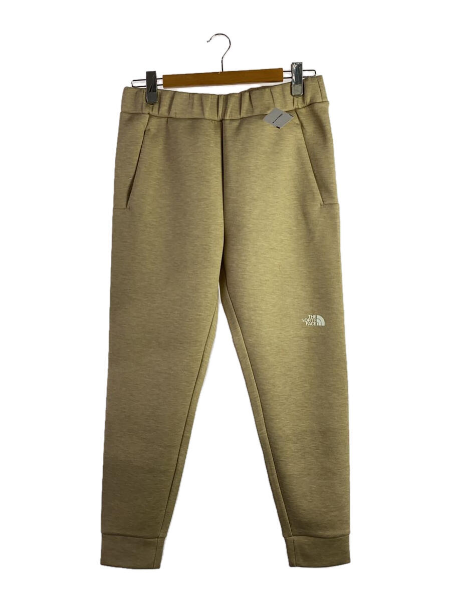 【中古】THE NORTH FACE◆TECH AIR SWEAT JOGGER PANT_テックエアースウェットジョガーパンツ/L/ベージュ【メンズウェア】