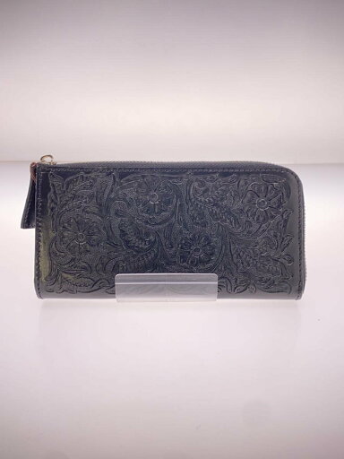 【中古】Carving Tribes◆ZippedWallet/L字ラウンドジップ/レザー/BLK/総柄/レディース【服飾雑貨他】 【中古】Carving Tribes◆ZippedWallet/L字ラウンドジップ/レザー/BLK/総柄/レディース【服飾雑貨他】
