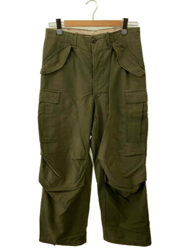 【中古】US.ARMY◆70s/M-65/カーゴパンツ/S-R/ナイロン/カーキ/ピンホールあり/裾紐抜け//【メンズウェア】 【中古】US.ARMY◆70s/M-65/カーゴパンツ/S-R/ナイロン/カーキ/ピンホールあり/裾紐抜け//【メンズウェア】