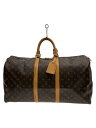 【中古】LOUIS VUITTON◆キーポル55_モノグラム・キャンバス_BRW/PVC/BRW/モノグラム//【バッグ】