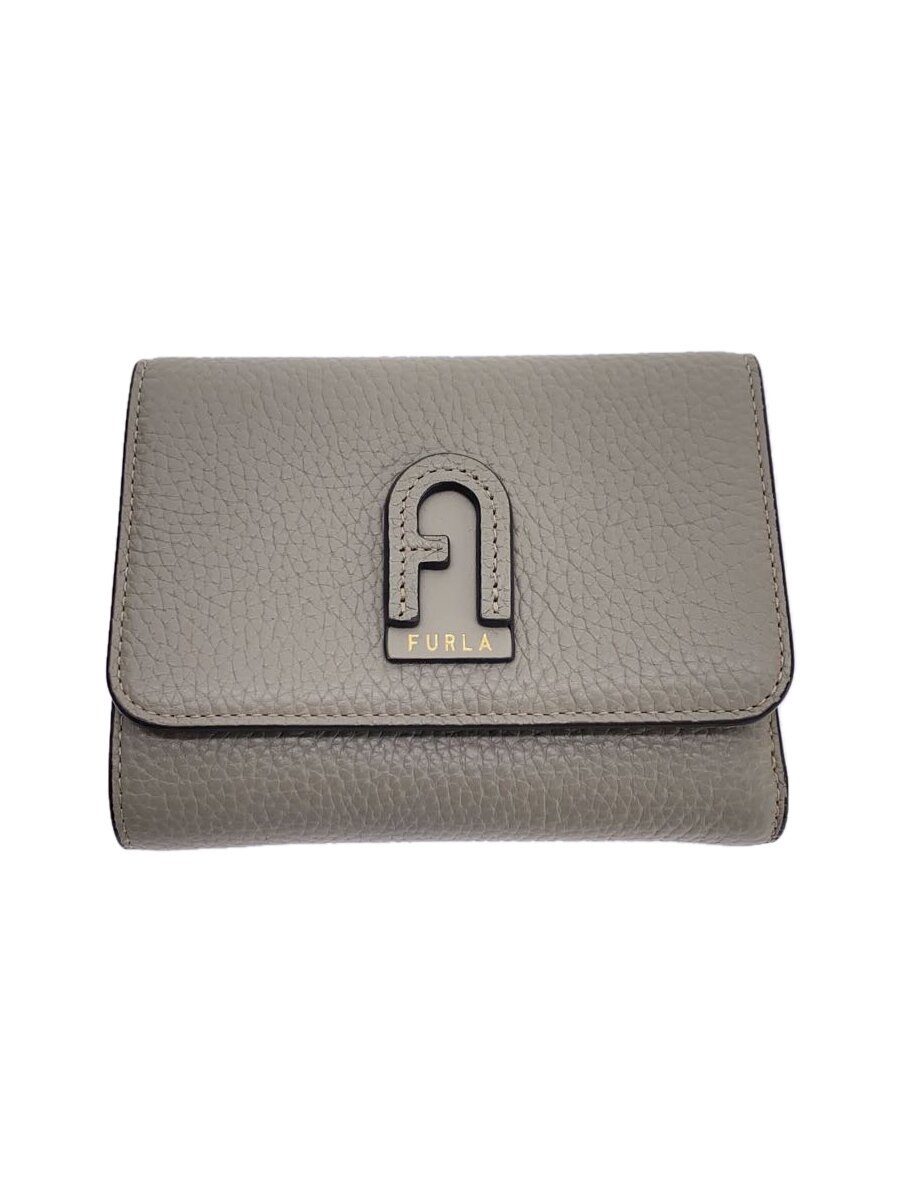 【中古】FURLA◆3つ折り財布/--/CRM/レ�