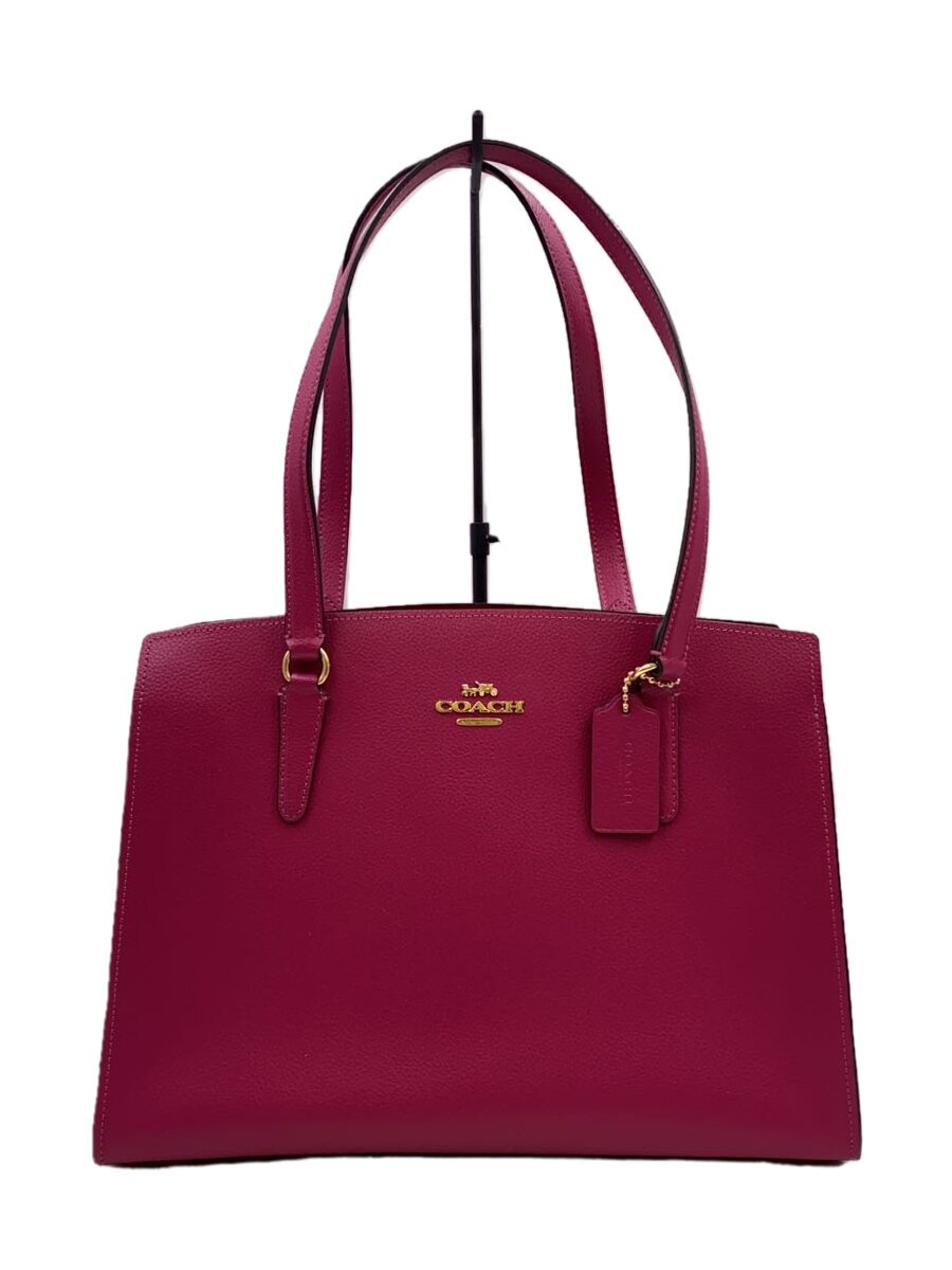 COACH - 【中古】COACH◆テイタム キャリーオール 2WAYハンドバッグ/ピンク/C4078【バッグ】