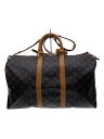 【中古】LOUIS VUITTON◆キーポル・バンドリエール45_モノグラム・キャンバス_BRW/PVC/BRW【バッグ】