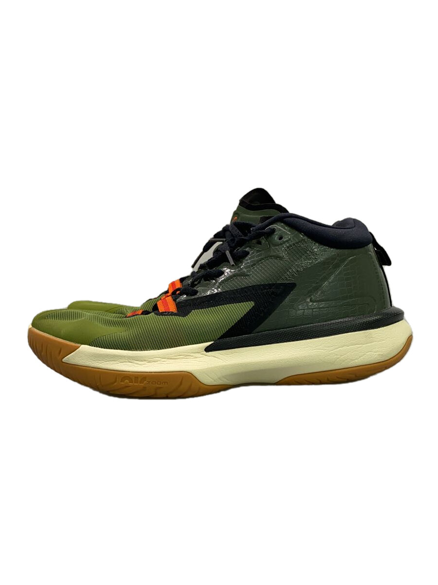 【中古】NIKE◆JORDAN ZION 1 PF_ジョーダン ザイオン 1 PF/28.5cm/GRN【シューズ】
