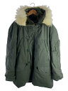 【中古】US.ARMY◆フライトジャケット/M/コットン/KHK/N-3B【メンズウェア】